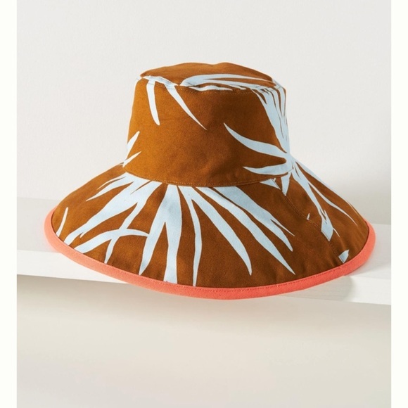 Anthropologie reversible canvas hat new without tags one size display picture 1